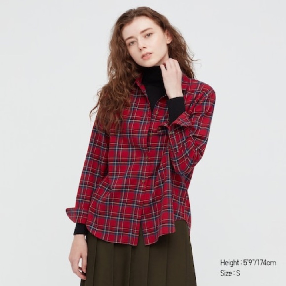 Red Plaid Flannel Shirt